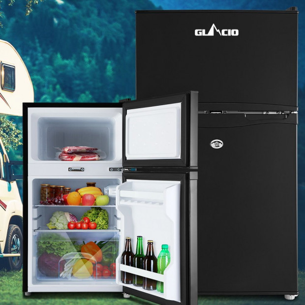 90L Portable Fridge Bar Freezer Cooler 12V/24V/240V Caravan Car Image 7
