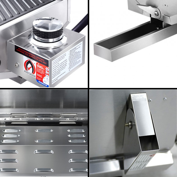 Grillz Portable Gas BBQ Grill Heater