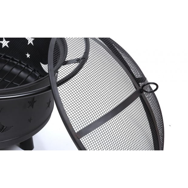 New Outdoor Fire Pit Bbq Portable Camping Heater Patio Garden Grill Image 5