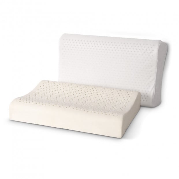 Giselle Bedding Set of 2 Natural Latex Pillow Image 2