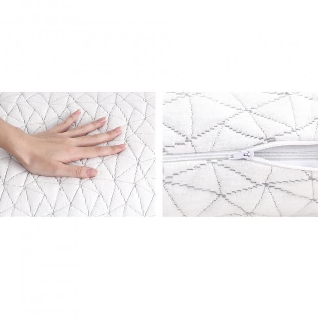 Bedding Set of 2 Rayon King Memory Foam Pillow Image 6