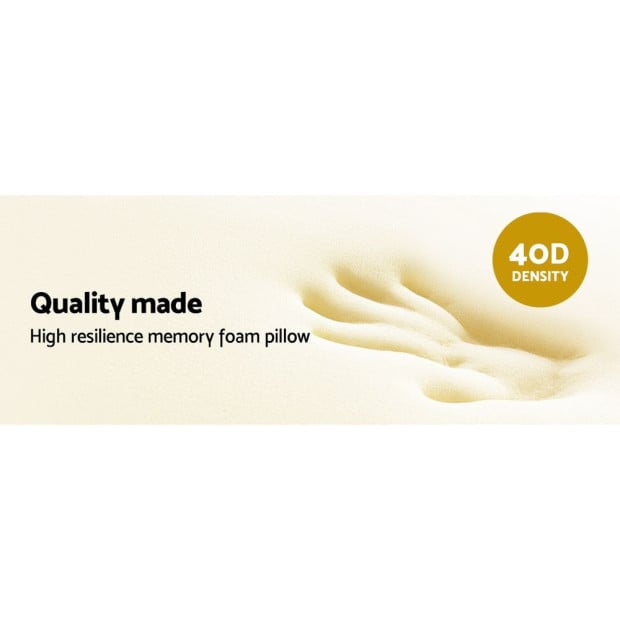 Bedding Memory Foam Pillow Bamboo Pillows Cushion Neck Support Cover Image 5