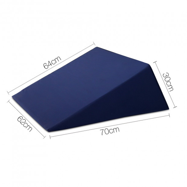 Bed Wedge Support Pillow - Blue Image 2