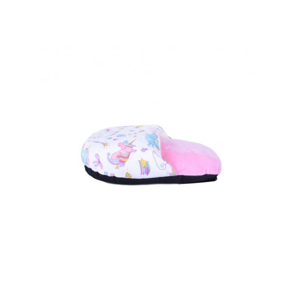 Jumbo Foot Warmer Shoes Feet Pink Unicorn Soft Slipper Comfy Relief Image 5