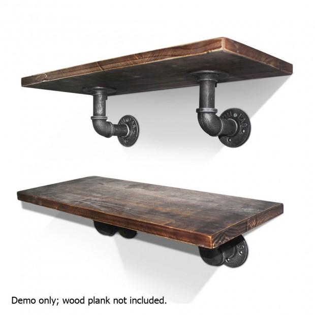 6inch 9 Piece Wall Mounted Shelf Set Image 1