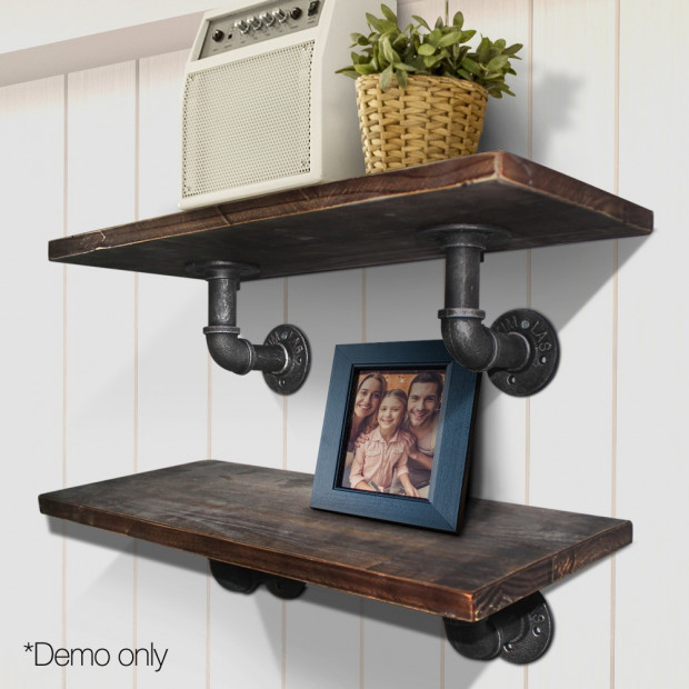 6inch 9 Piece Wall Mounted Shelf Set Image 5