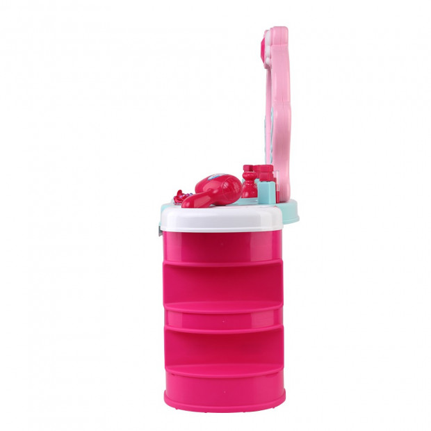 Kids Makeup Desk Play Set - Pink Image 3