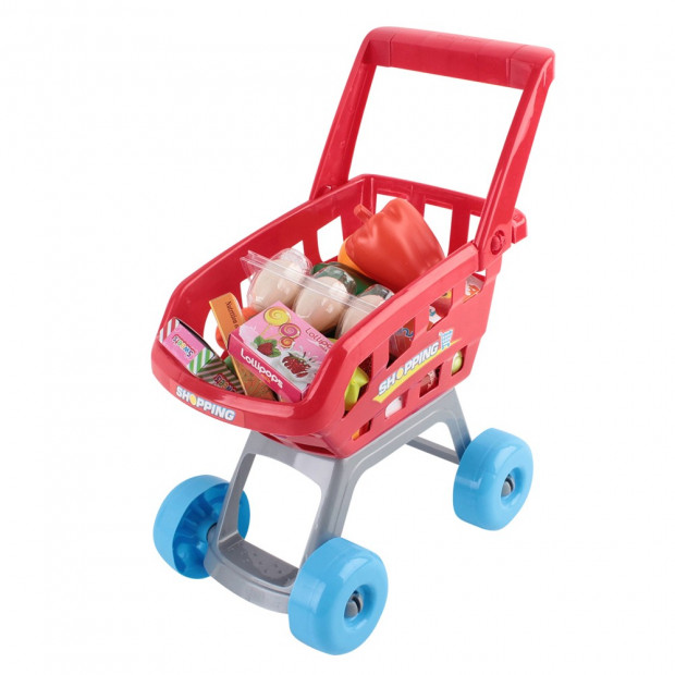 Supermarket Pretend Play Set Red White Image 7