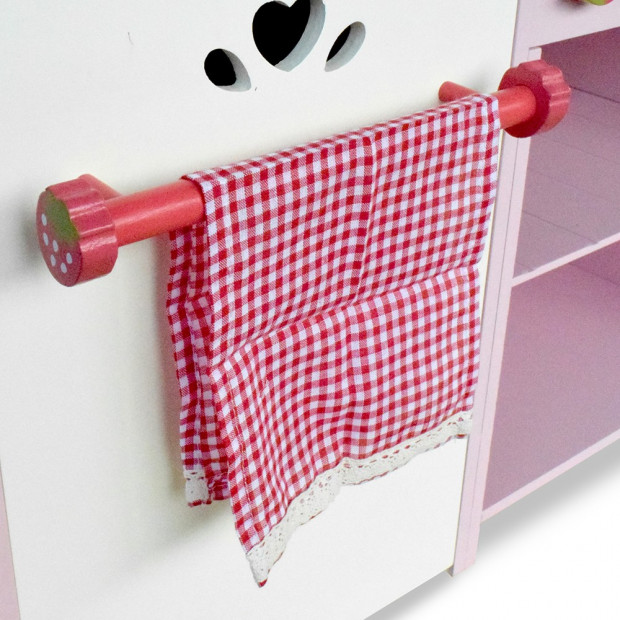 Children Wooden Kitchen Play Set - Pink Image 4
