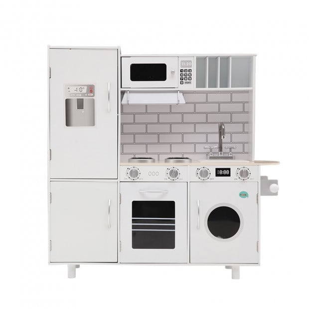 Keezi Wooden Kitchen Pretend Play Set Style A Image 2