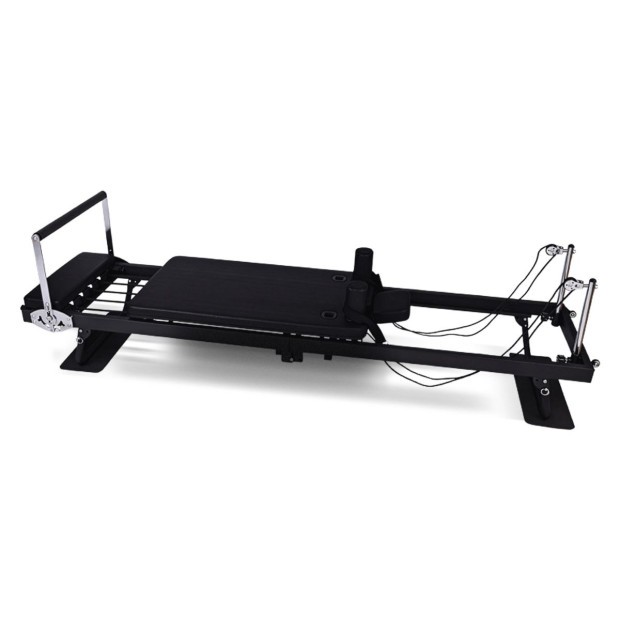 Powertrain Aria Pilates Reformer Machine Steel Foldable Multifunctional Home Gym Equipment Exercise Trainer Black Image 11