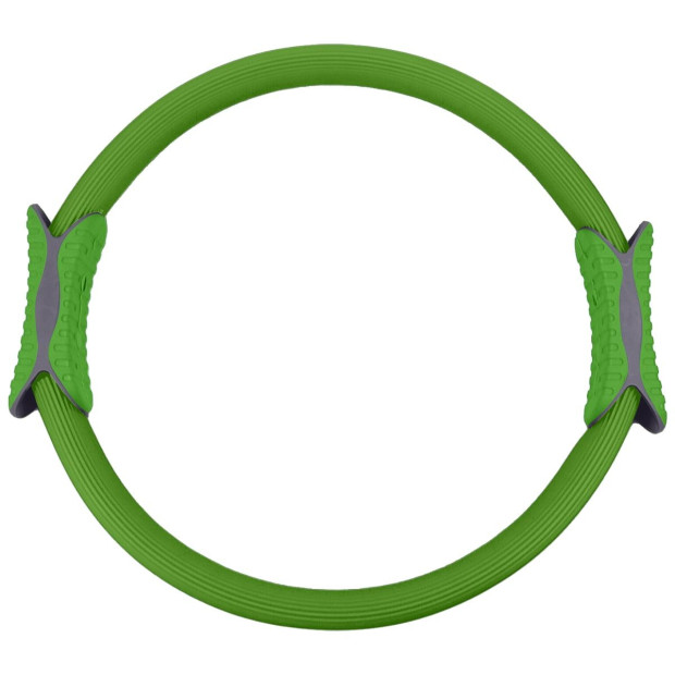 Powertrain Pilates Ring Band Yoga Home Workout Exercise Band - Green Image 2
