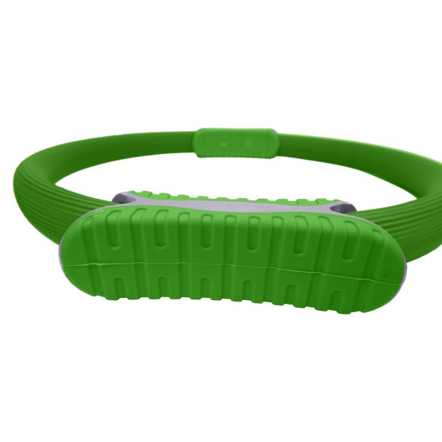 Powertrain Pilates Ring Band Yoga Home Workout Exercise Band - Green Image 4