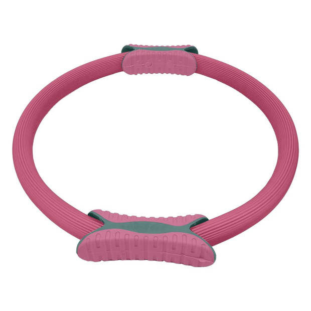 Powertrain Pilates Ring Band Yoga Home Workout Exercise Band - Pink Image 3