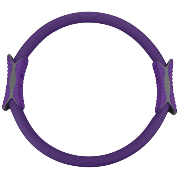 Powertrain Pilates Ring Band Yoga Home Workout Exercise Band - Purple Image 2