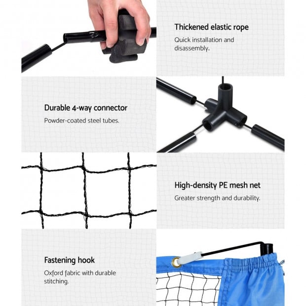 Portable Sports Net Stand Badminton Volleyball Tennis Soccer Image 7