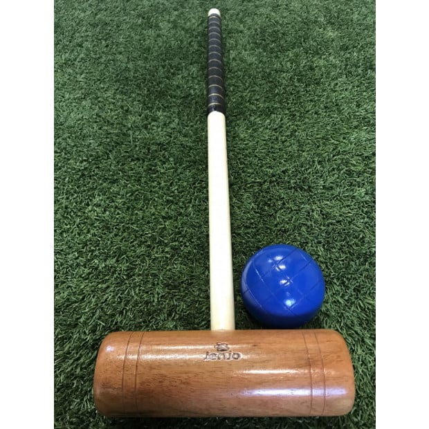 Championship Hardwood Croquet Mallet Set Game 4 Player Set With Carry Bag Image 6