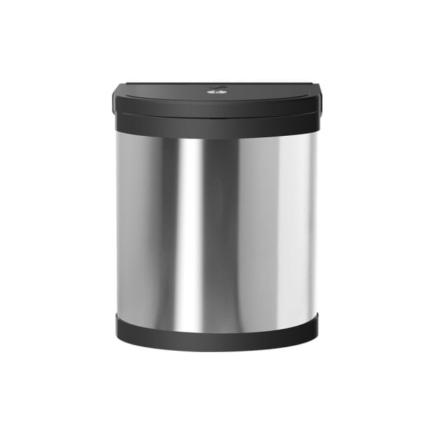 Kitchen Swing Out Pull Out Bin Stainless Steel Garbage Rubbish Can 12l