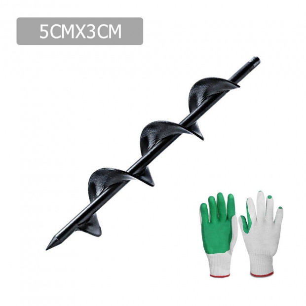 Garden Auger Power Earth Post Hole Digger Planter Drill Bit 50x300mm