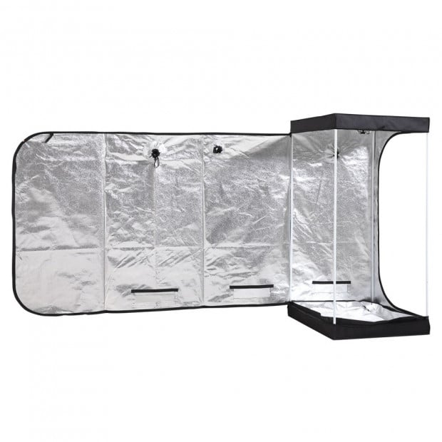 Hydroponics Plant Grow Tent With Aluminum Cloth In Size 75x75x130cm Image 3