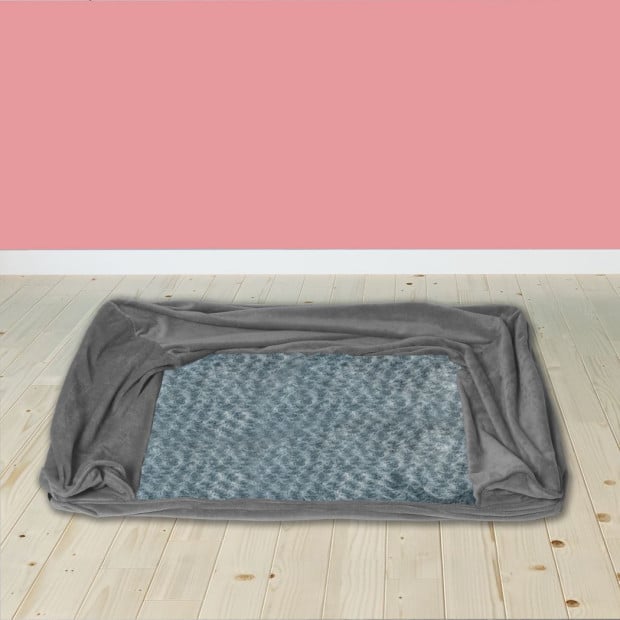 Pet Dog Bed Sofa Cover Soft Warm Plush Velvet M Image 8