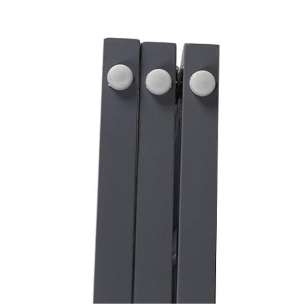 Wooden Pet Gate Dog Fence Retractable Portable Door 3 Panel Grey Image 6