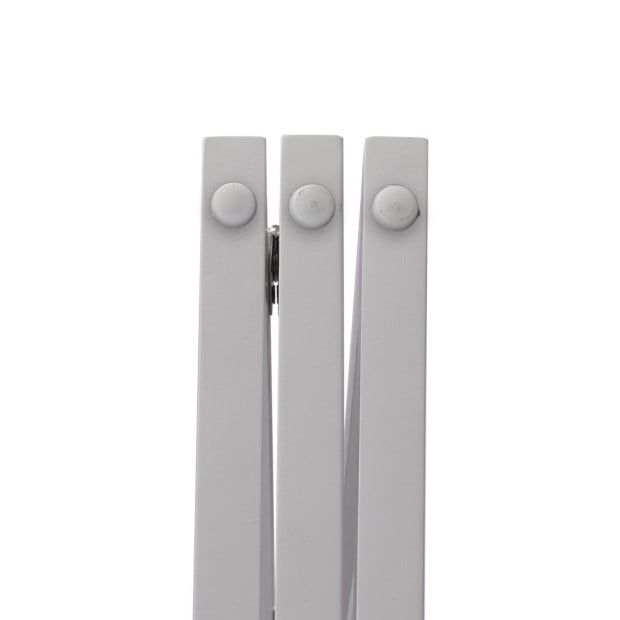 Wooden Pet Gate Dog Fence Retractable Barrier Door 3 Panel White Image 6