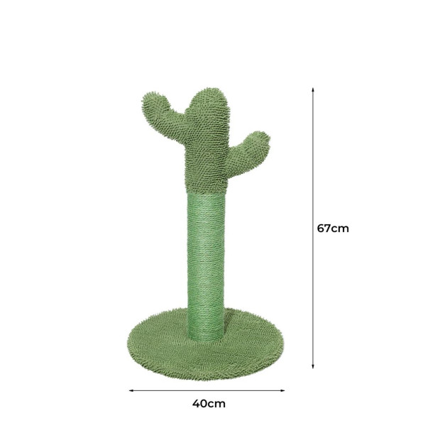 Cactus Cat Scratching Posts Pole Tree Kitten Climbing Scratcher Image 3