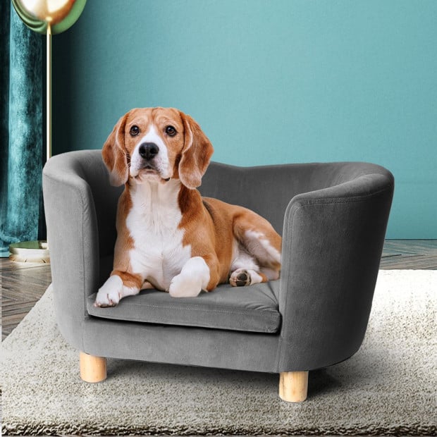Luxury Elevated Sofa Anti-slip Raised Dog Cat Beds Couch Kitten Lounge Image 7