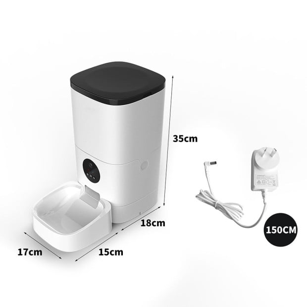 Auto Feeder Pet Automatic Camera Cat Dog HD Wifi App Food Dispenser Image 3