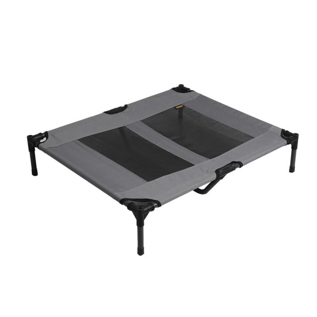 Pet Trampoline Bed Dog Cat Hammock With Canopy Raised Heavy Duty L Image 4