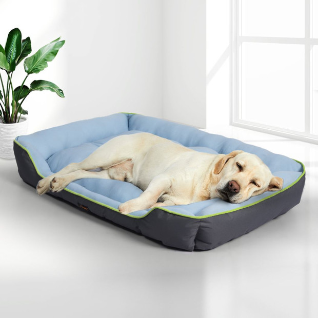 Pet Cooling Bed Sofa Mat Bolster Insect Prevention Summer XL Image 7