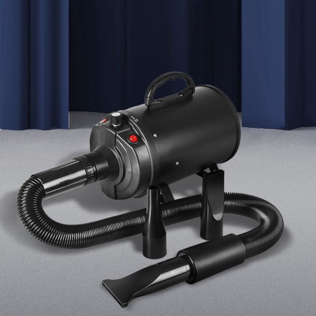 Dog Cat Pet Hair Dryer Grooming Blow Speed Blower Heater - 2800W Image 7