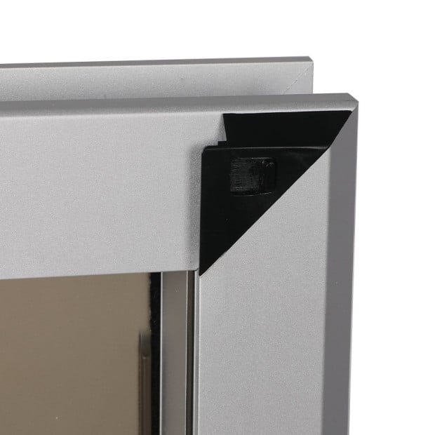Aluminium Pet Access Door Dog Dual Flexi Flap Wooden Wall Small Image 5