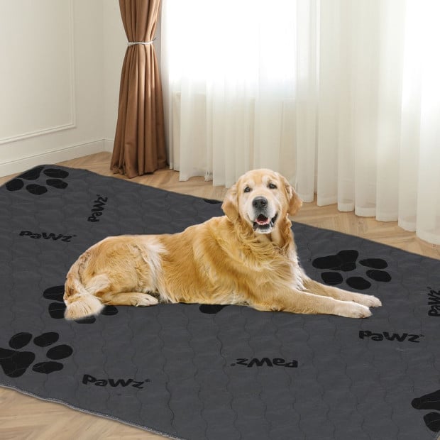 2x Washable Dog Puppy Training Pad Pee Reusable Cushion Jumbo Grey Image 7
