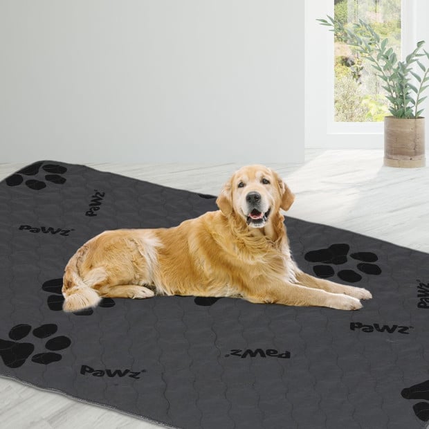 2x Washable Dog Puppy Training Pad Pee Reusable Cushion Jumbo Grey Image 8