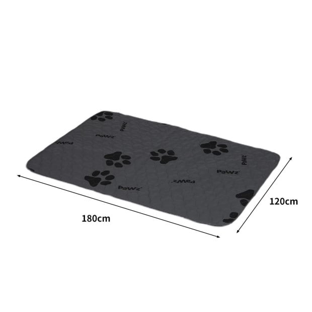 2x Washable Dog Puppy Training Pad Pee Reusable Cushion King Grey Image 3