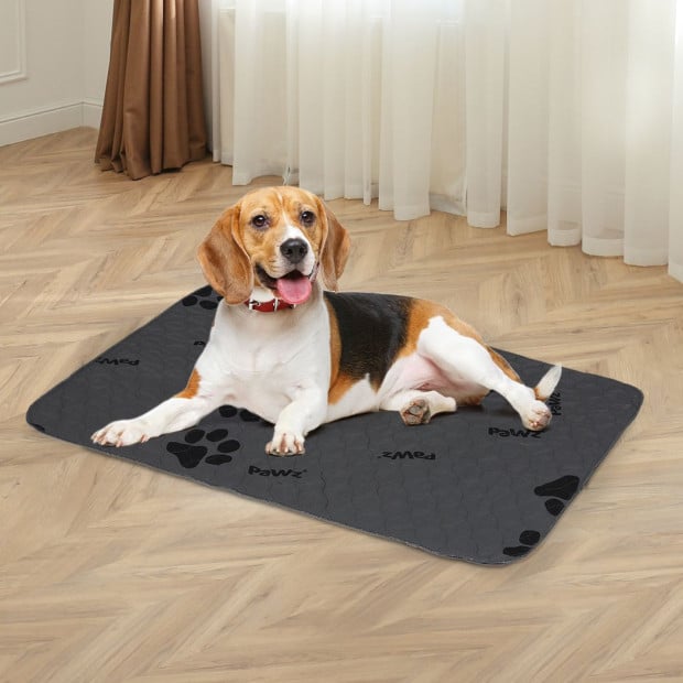 4x Washable Dog Puppy Training Pad Pee Reusable Cushion Grey Large Image 7