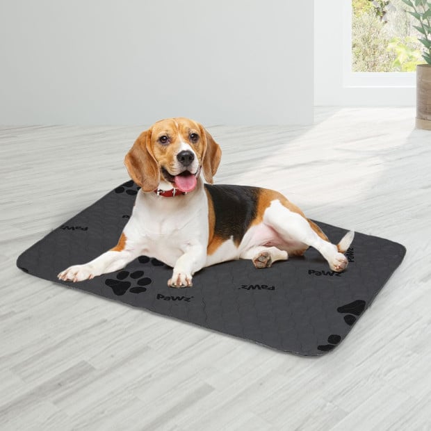 4x Washable Dog Puppy Training Pad Pee Reusable Cushion Grey Large Image 8