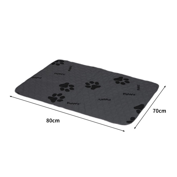 4x Washable Dog Puppy Training Pad Pee Reusable Cushion XL Grey Image 3