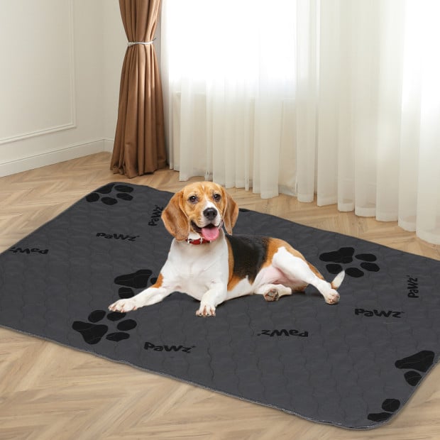 4x Washable Dog Puppy Training Pad Pee Puppy Reusable Cushion XXL Grey Image 7