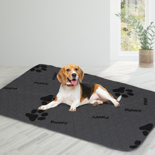 4x Washable Dog Puppy Training Pad Pee Puppy Reusable Cushion XXL Grey Image 6