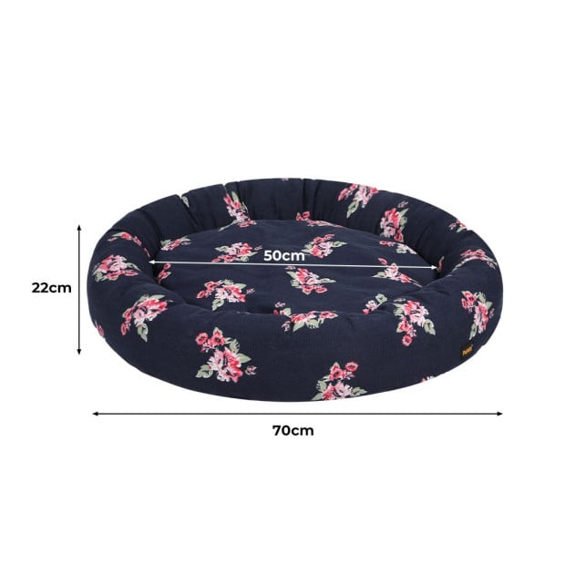 Dog Calming Bed Pet Cat Washable Portable Round Kennel Outdoor L Image 3