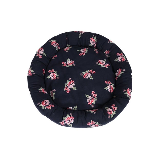 Dog Calming Bed Pet Cat Washable Round Kennel Summer Outdoor M Image 2