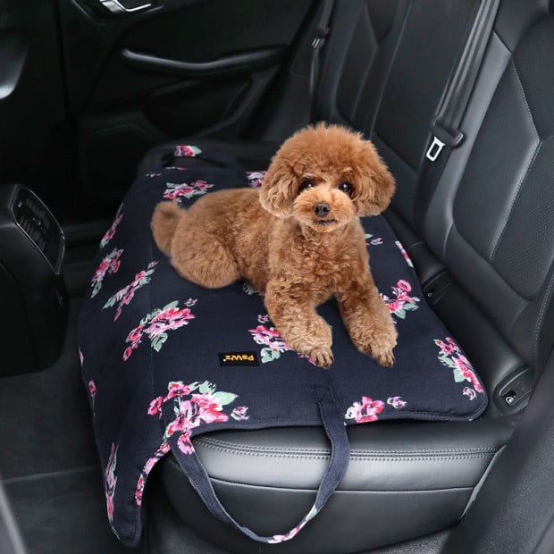 Dog Calming Bed Pet Cushion Washable Double-Sided Portable Mat Large Image 7