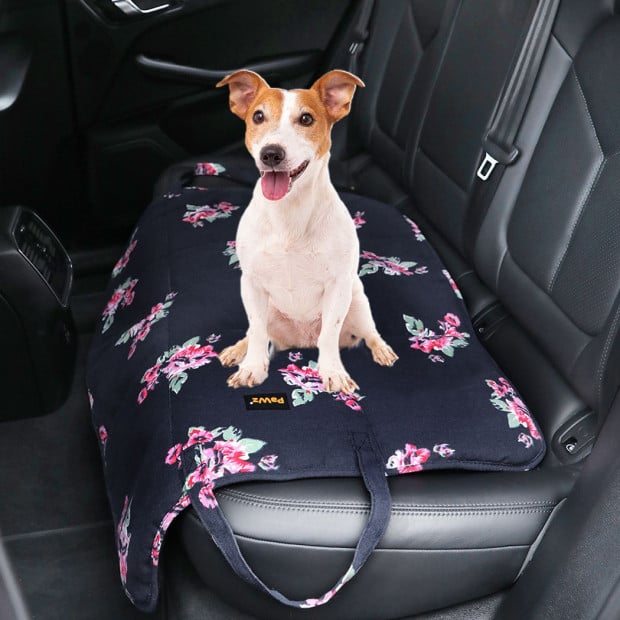 Dog Calming Bed Pet Cushion Washable Double-Sided Portable Mat Large Image 8
