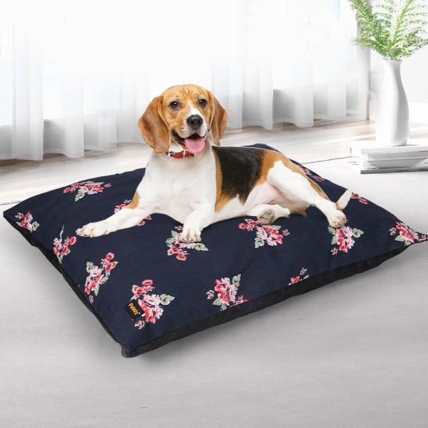 Dog Calming Bed Pet Washable Removable Cover Cushion Mat Indoor L Image 7