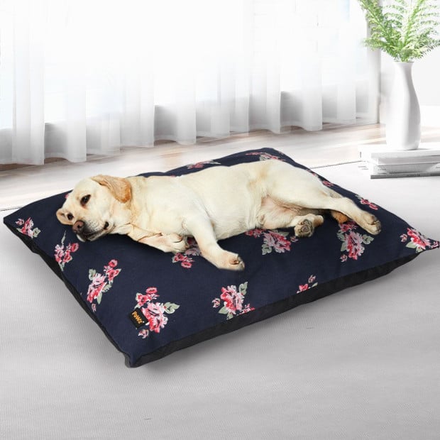 Dog Calming Bed Cat Pet Washable Removable Cover Cushion Mat Indoor XL Image 7