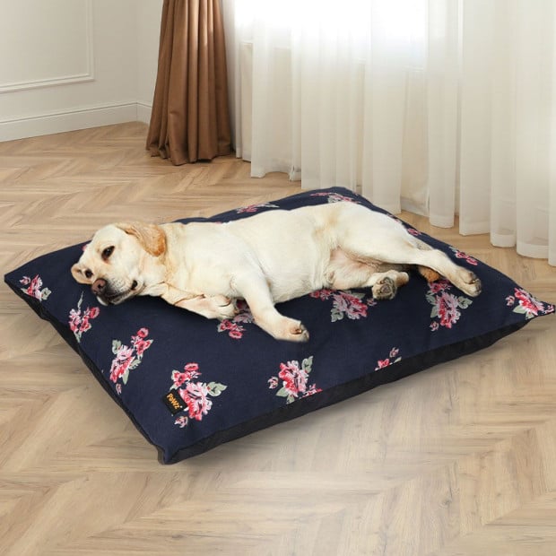 Dog Calming Bed Cat Pet Washable Removable Cover Cushion Mat Indoor XL Image 8