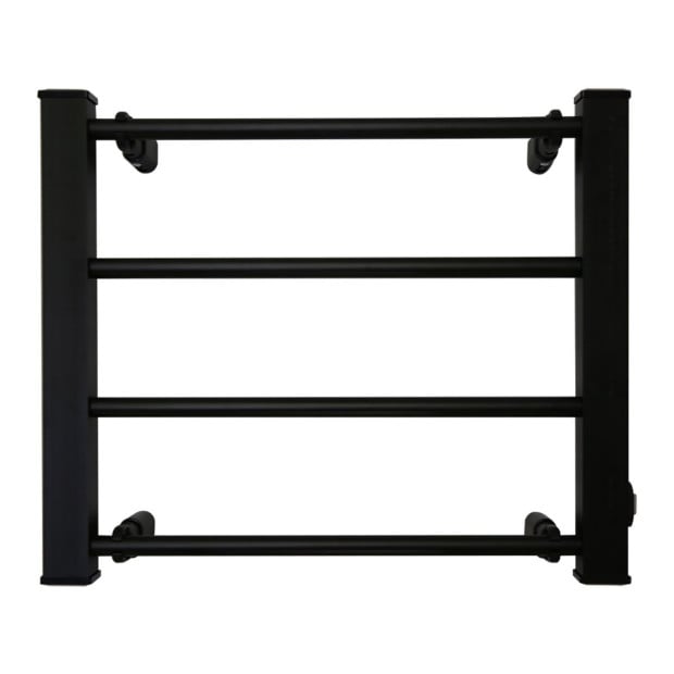 Pronti Heated Electric Towel Bathroom Rack 60W - Black Image 2